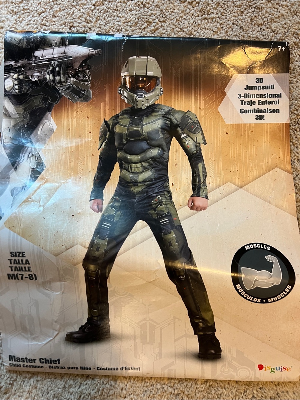 Kids Halo Master Chief Costume size 7-8